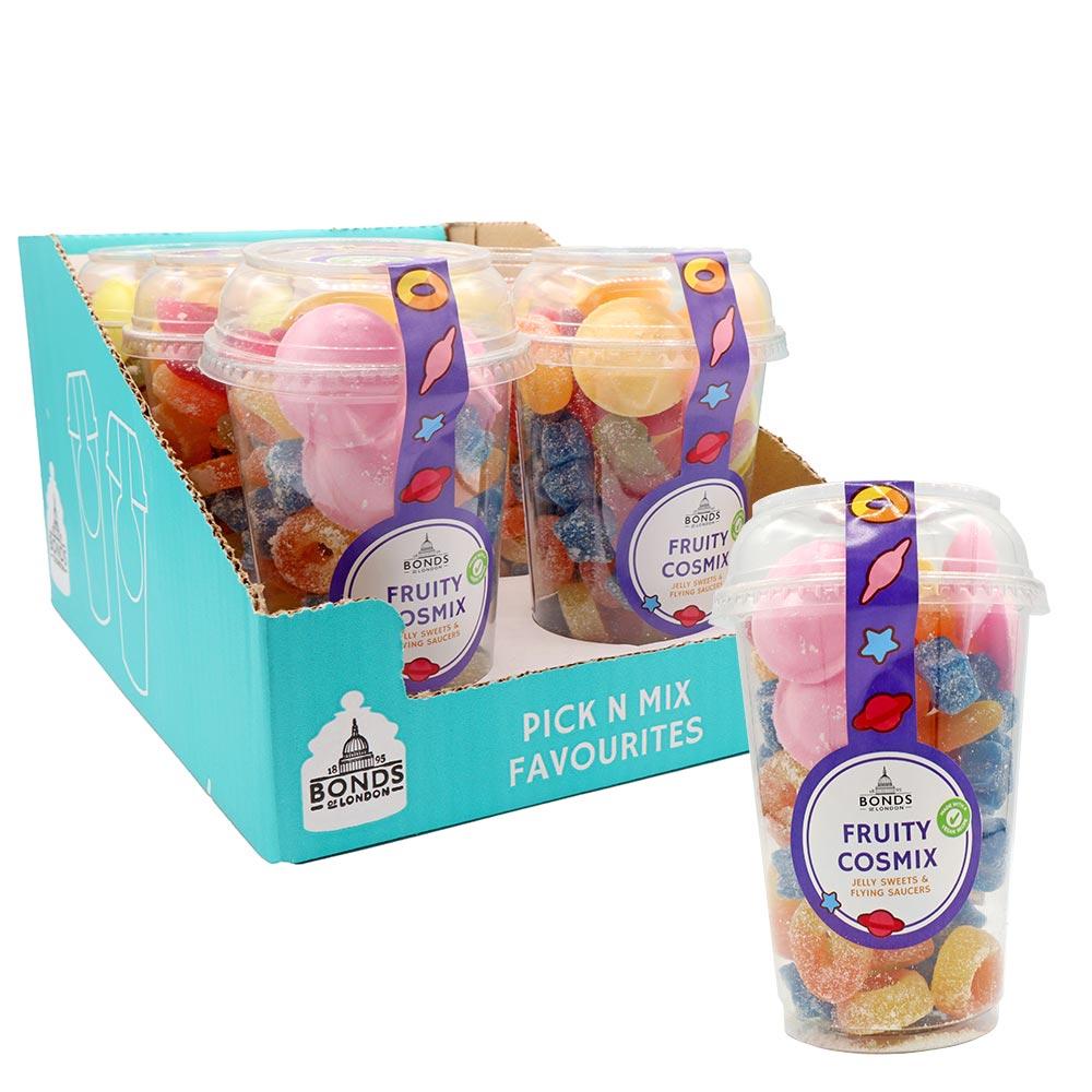 BONDS FRUITY COSMIX CANDY CUP 290G – 6 X 290G CANDY CUPS