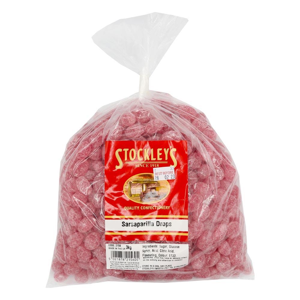 STOCKLEY'S SARSAPARILLA DROPS 3.18KG – 1 X 3.18KG BAG - 0