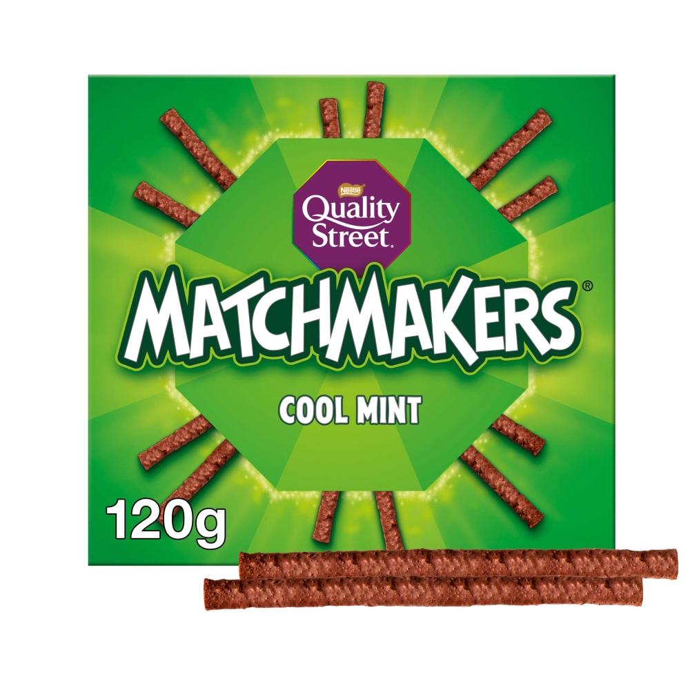 QUALITY STREET MATCHMAKERS MINT CHOCOLATE 120G BOX – 1 X 120G BOX