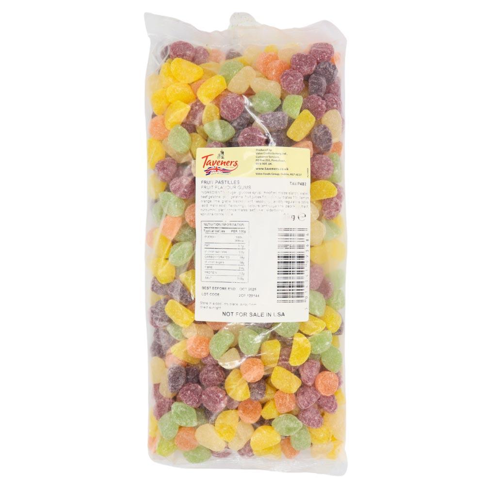 TAVENERS FRUIT PASTILLES 3KG BAG – 1 X 3KG BAG