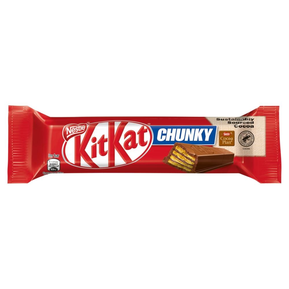 KIT KAT CHUNKY MILK CHOCOLATE BAR 40G – 24 X 40G BARS - 0