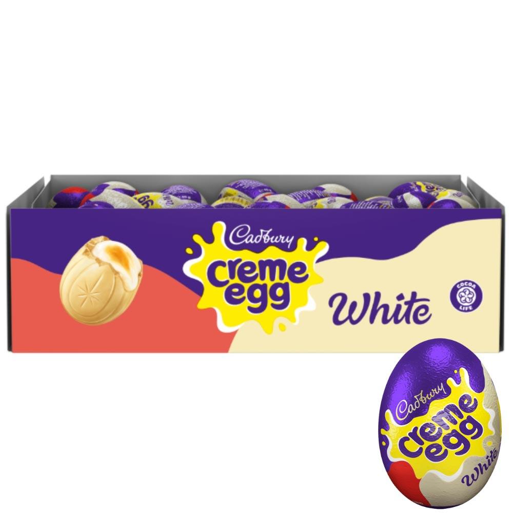 CADBURY CREME EGG WHITE 40G – 48 X 40G EGGS