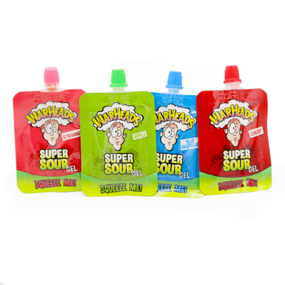 WARHEADS SUPER SOUR SQUEEZE ME GEL 20G – 32 X 20G PACKS