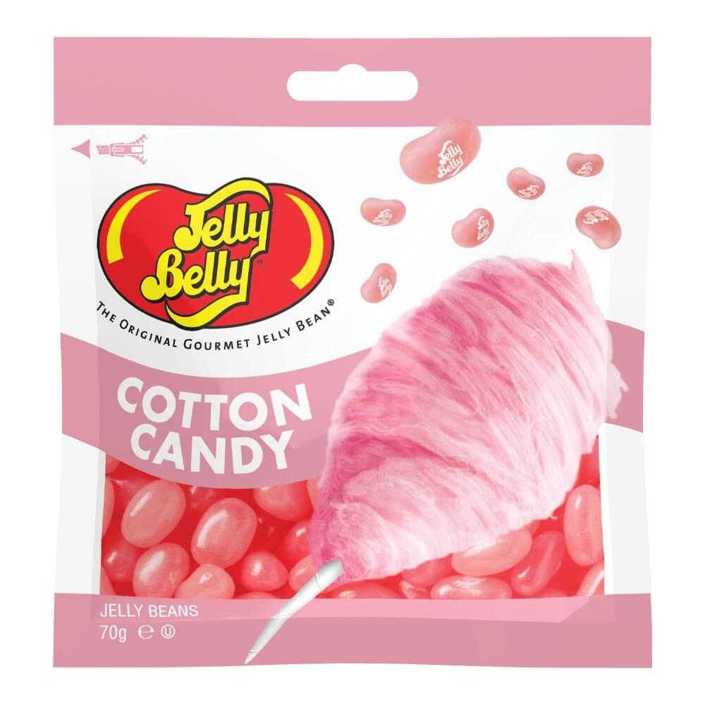 JELLY BELLY COTTON CANDY JELLY BEANS 70G BAG – 12 X 70G BAGS