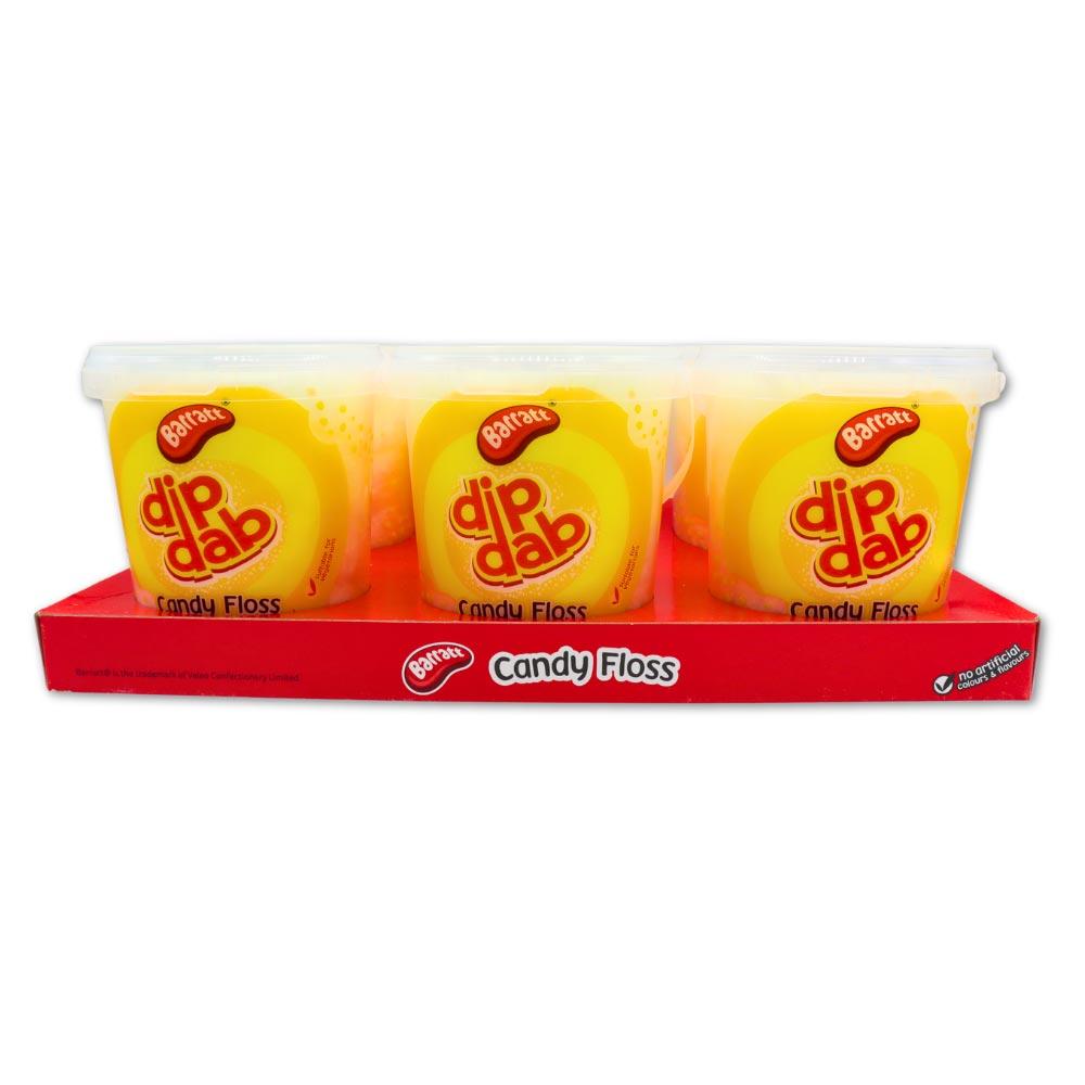 BARRATT DIP DAB CANDY FLOSS 50G TUB – 6 X 50G TUBS