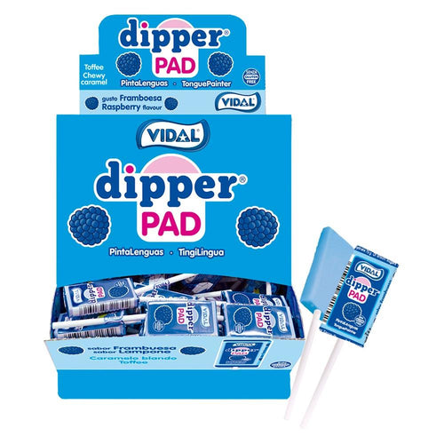 VIDAL TONGUE PAINTER DIPPER PAD LOLLIPOPS 12.5G