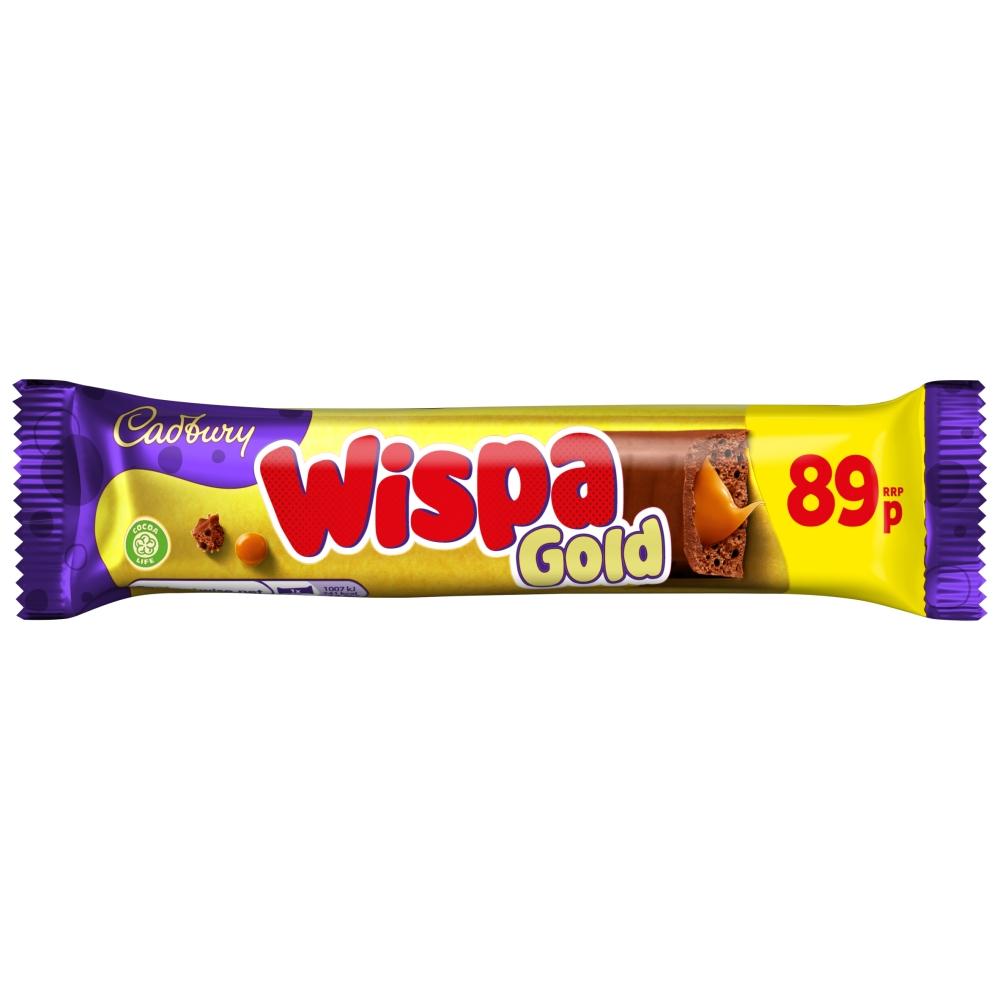 CADBURY WISPA GOLD CHOCOLATE BAR 48G – 48 X 48G BARS