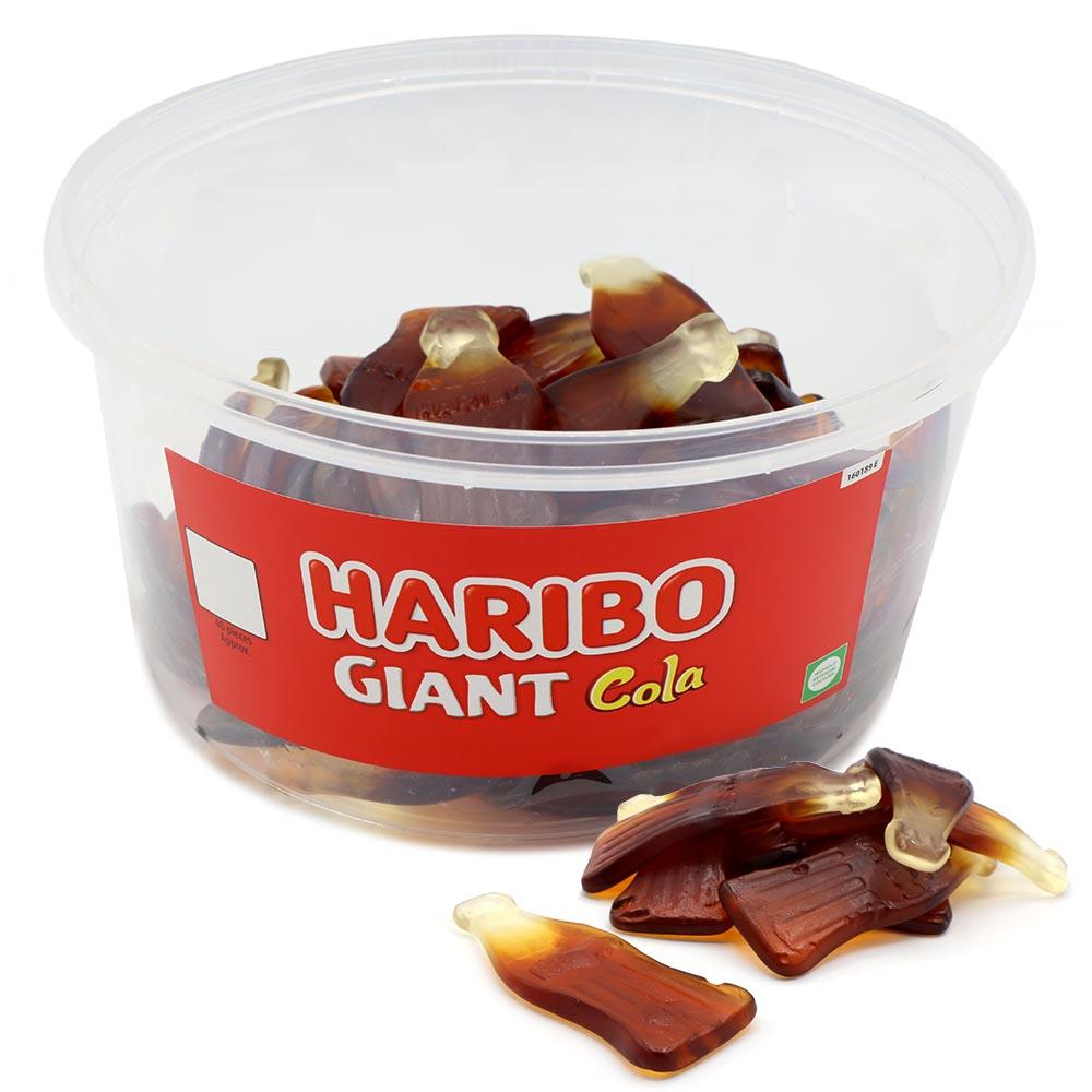 HARIBO GIANT COLA BOTTLES 720G TUB – 1 X 720G TUB