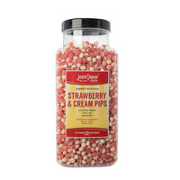 DOBSONS STRAWBERRY AND CREAM PIPS 2.72KG JAR