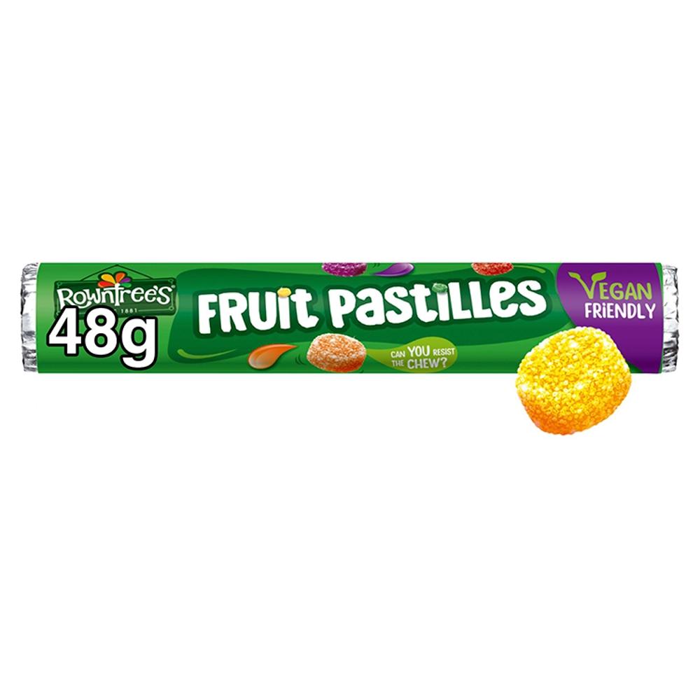 ROWNTREE'S FRUIT PASTILLES SWEETS 48G TUBE – 32 X 48G TUBES - 0