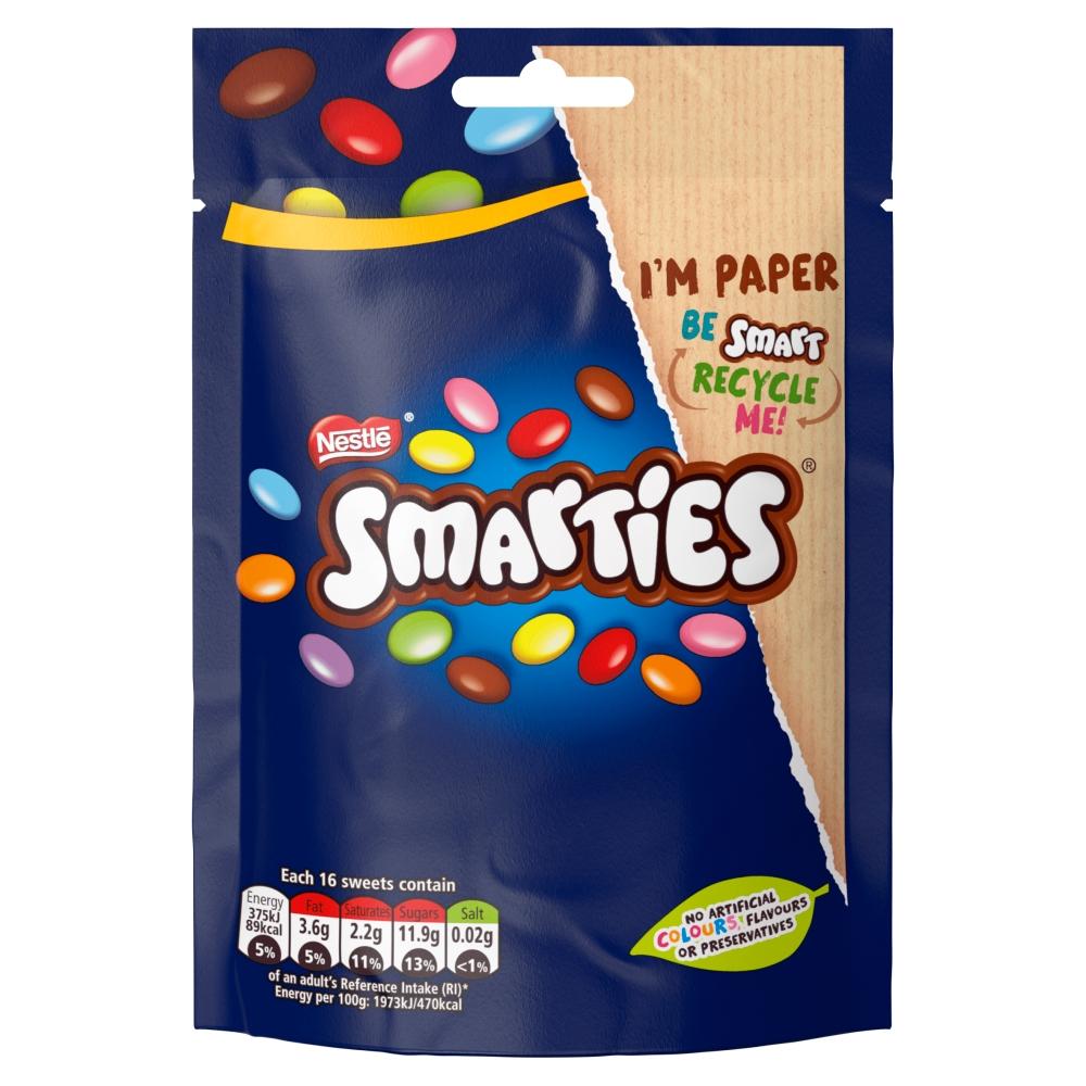 SMARTIES MILK CHOCOLATE SHARING BAG 105G – 8 X 105G BAGS - 0
