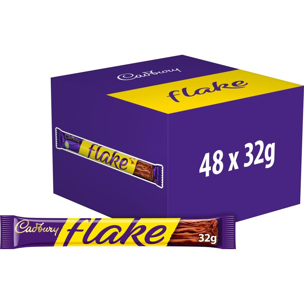 CADBURY FLAKE CHOCOLATE BAR 32G – 48 X 32G BARS