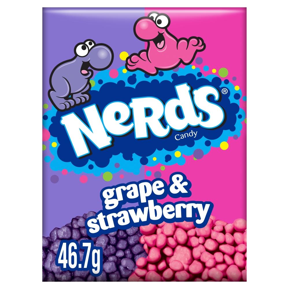 NERDS GRAPE & STRAWBERRY CANDY 46.7G – 36 X 46.7G BOXES