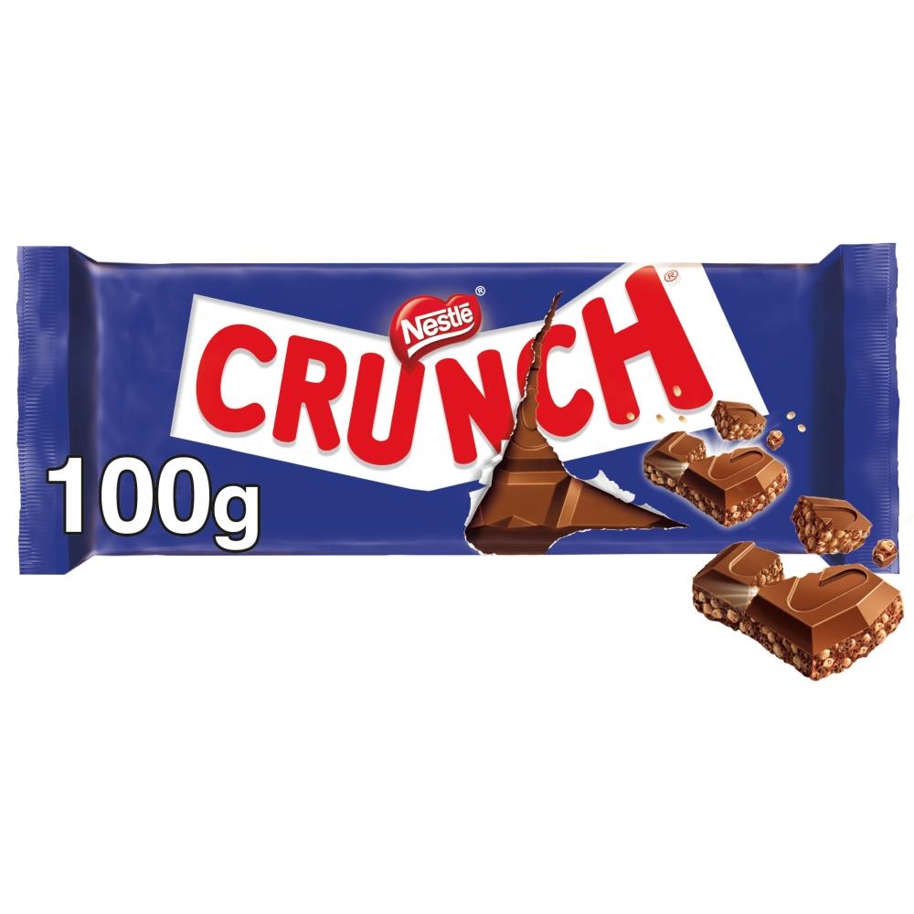 CRUNCH MILK CHOCOLATE SHARING BAR 100G – 20 X 100G BARS