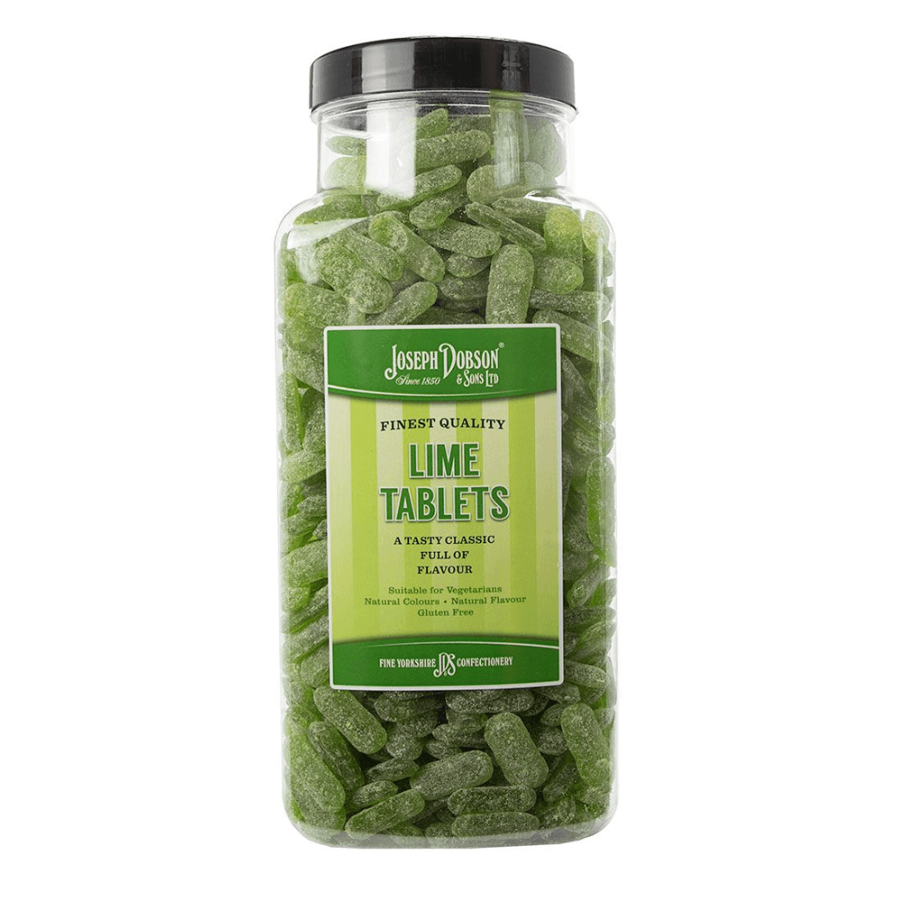 DOBSONS LIME TABLETS 2.72KG JAR
