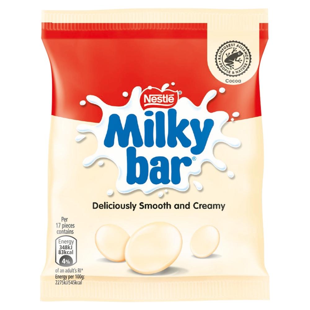MILKYBAR WHITE CHOCOLATE BUTTONS 30G BAG – 48 X 30G BAGS - 0