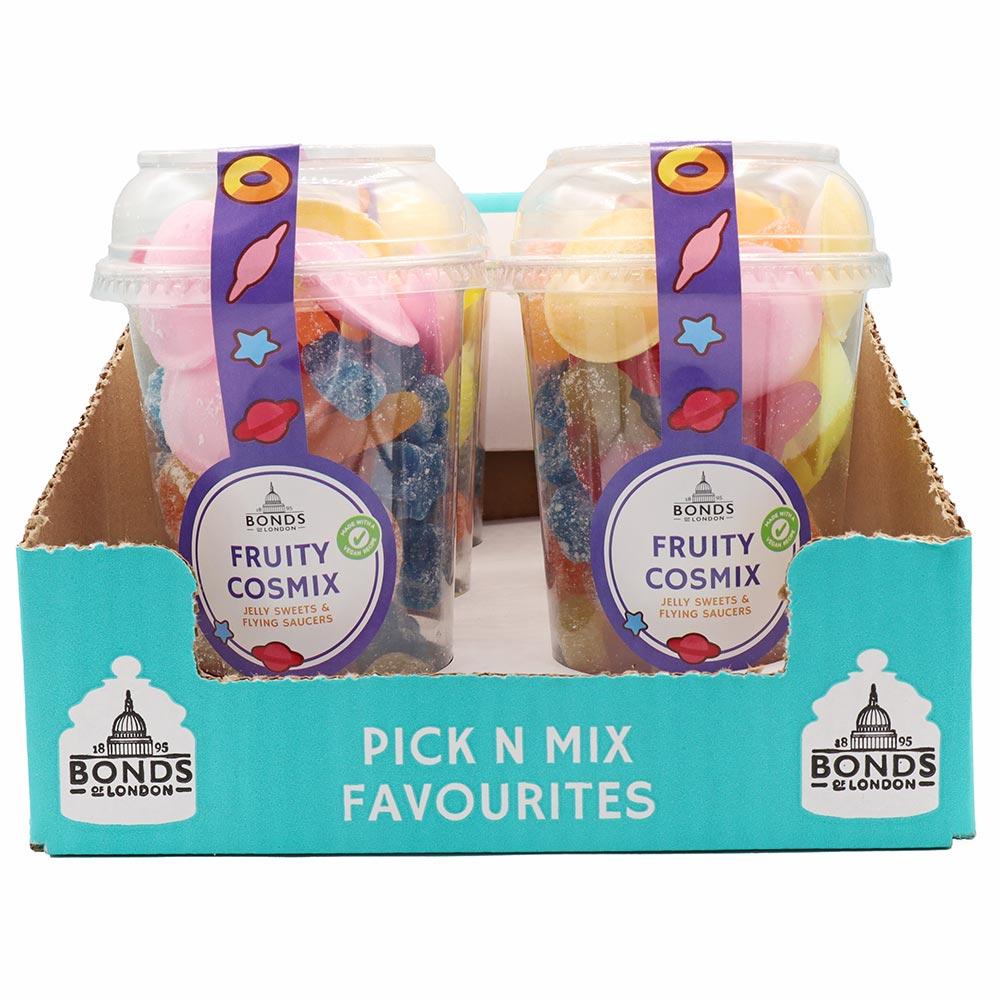 BONDS FRUITY COSMIX CANDY CUP 290G – 6 X 290G CANDY CUPS