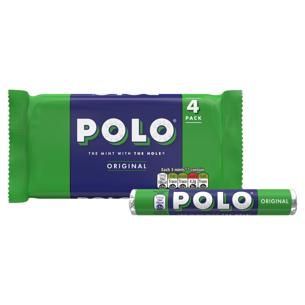 POLO ORIGINAL MINT TUBE MULTIPACK 4 PACK (34G) – 36 X (4 X 34G)