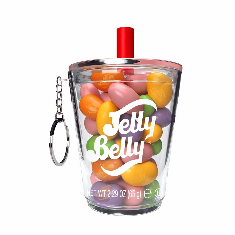 JELLY BELLY BUBBLE TEA MINI CUP KEYRING 65G – 12 X 65G KEYRINGS