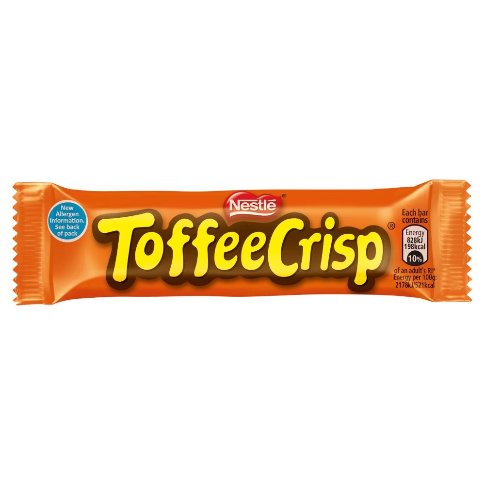 TOFFEE CRISP MILK CHOCOLATE BAR 38G – 24 X 38G BARS - 0
