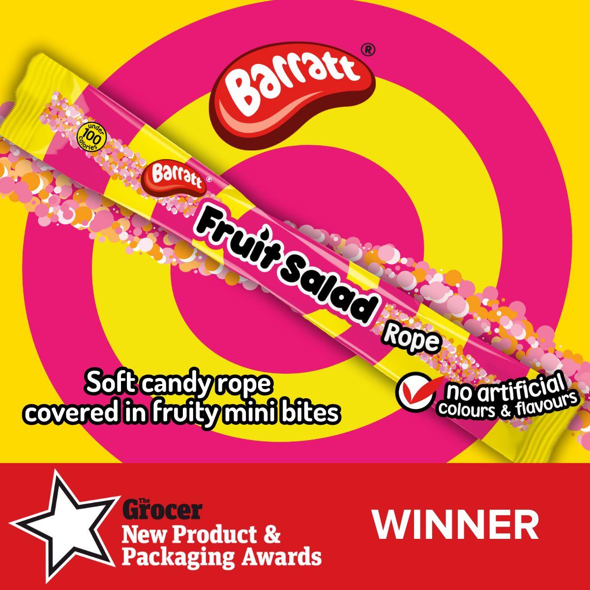 BARRATT FRUIT SALAD ROPE 26G – 24 X 26G PACKS