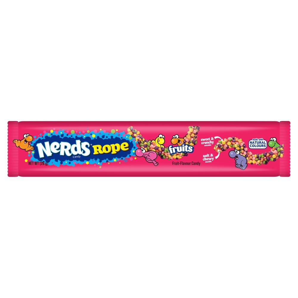 NERDS ROPE FRUIT FLAVOUR CANDY 26G – 24 X 26G PACKS - 0