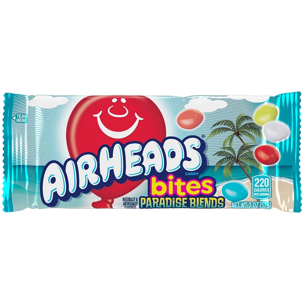 AIRHEADS CANDY BITES PARADISE BLENDS 57G BAG – 18 X 57G BAGS