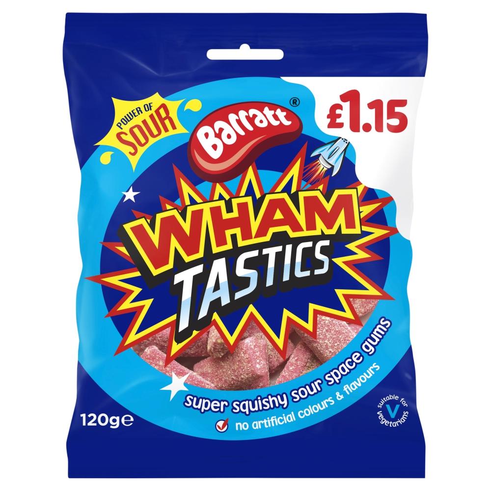 BARRATT WHAM TASTICS 120G - x12