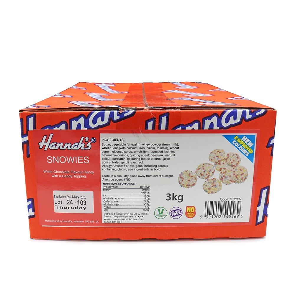 HANNAH'S SNOWIES 3KG