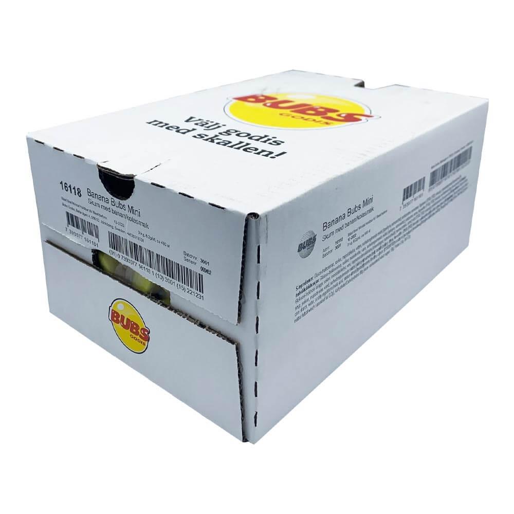 BUBS BANANA MINI OVALS 3KG (VEGAN) – 1 X 3KG BOX