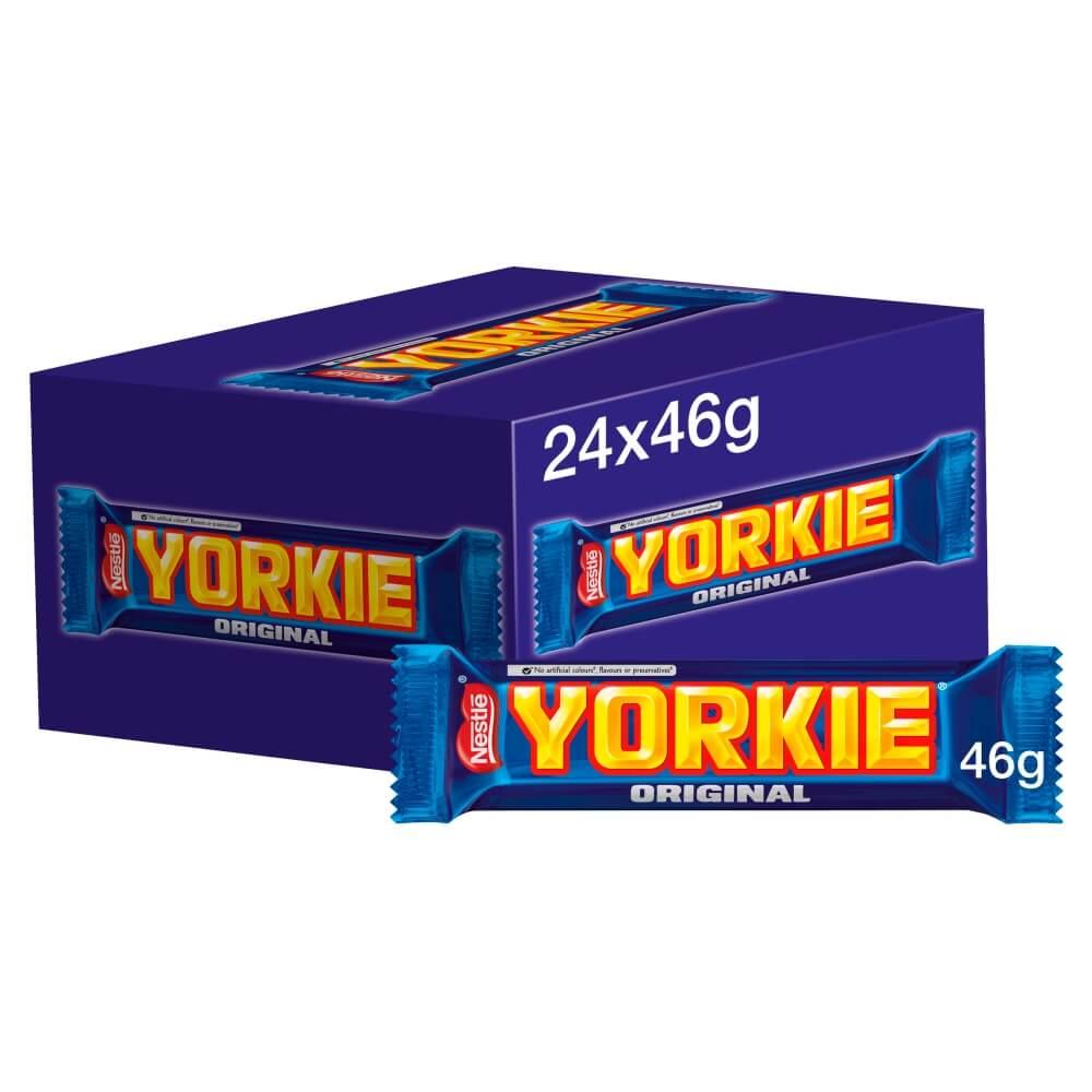 YORKIE MILK CHOCOLATE BAR 46G – 24 X 46G BARS