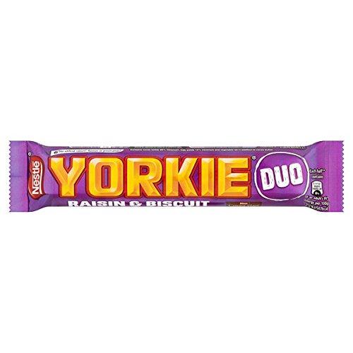 YORKIE RAISIN & BISCUIT CHOCOLATE DUO BAR 66G – 24 X 66G BARS - 0