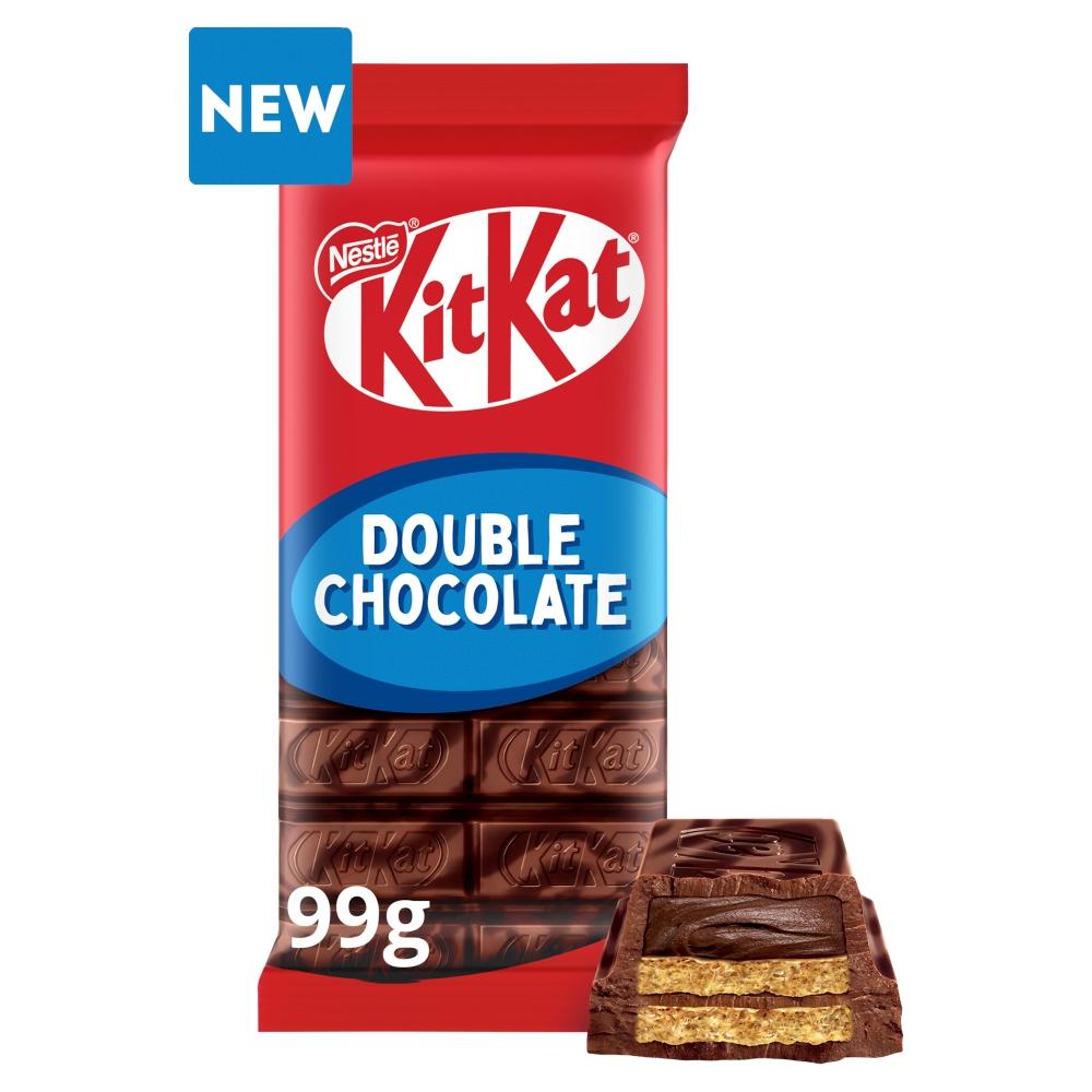 KITKAT DOUBLE CHOCOLATE SHARING BAR 99G – 15 X 99G BARS - 0