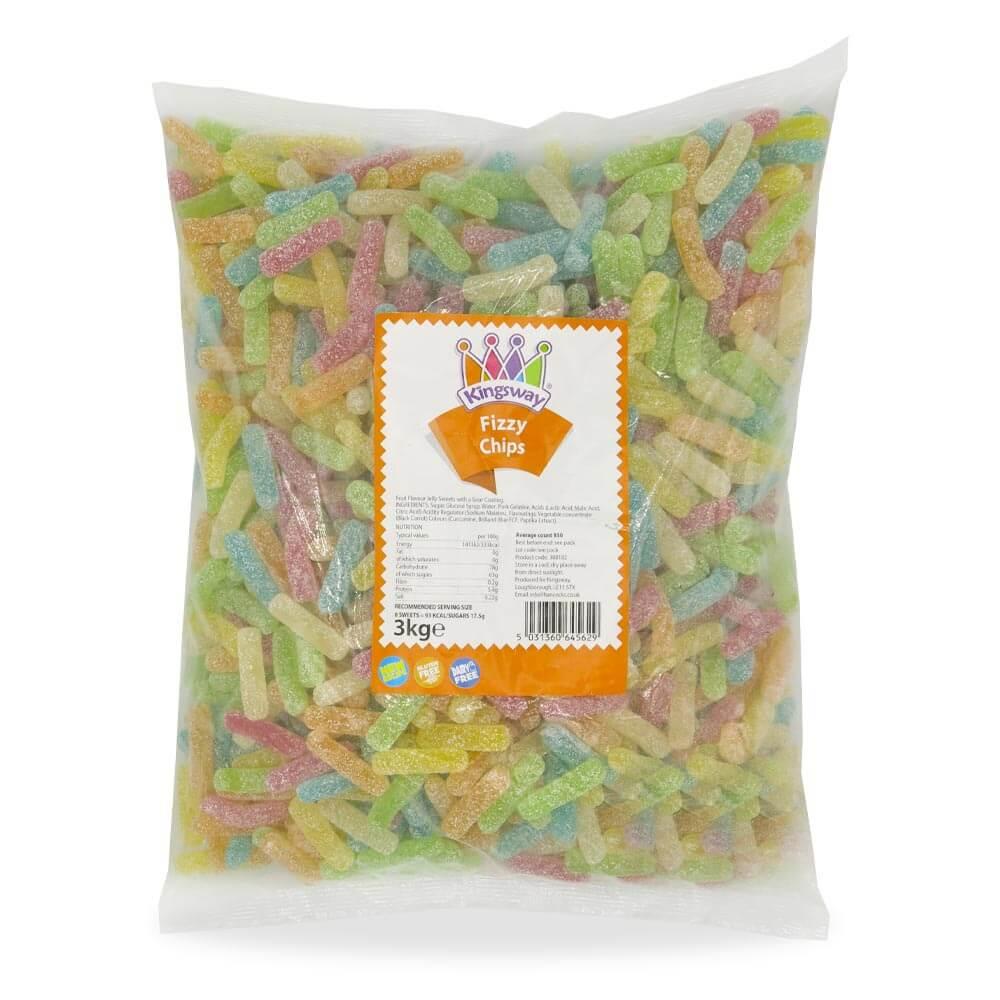 KINGSWAY FIZZY CHIPS 3KG BAG – 1 X 3KG BAG - 0