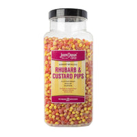 DOBSONS RHUBARB & CUSTARD PIPS 2.72KG JAR