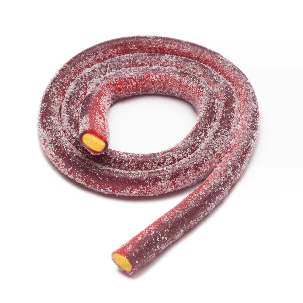 VIDAL GIANT FIZZY RED & BLUE CABLES 6KG BAG – 1 X 6KG BOX (80 CABLES)