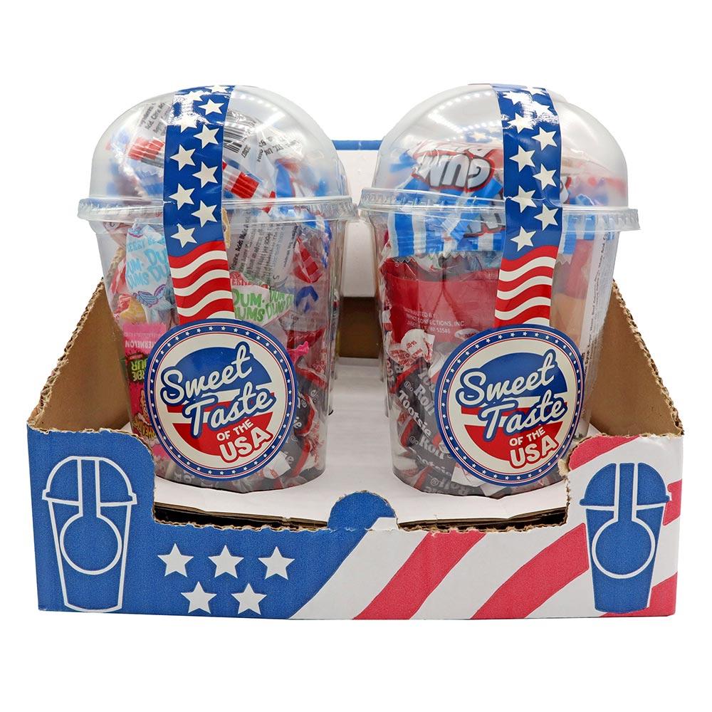 SWEET TASTE OF THE USA CANDY CUP 200G – 6 X 200G CUPS