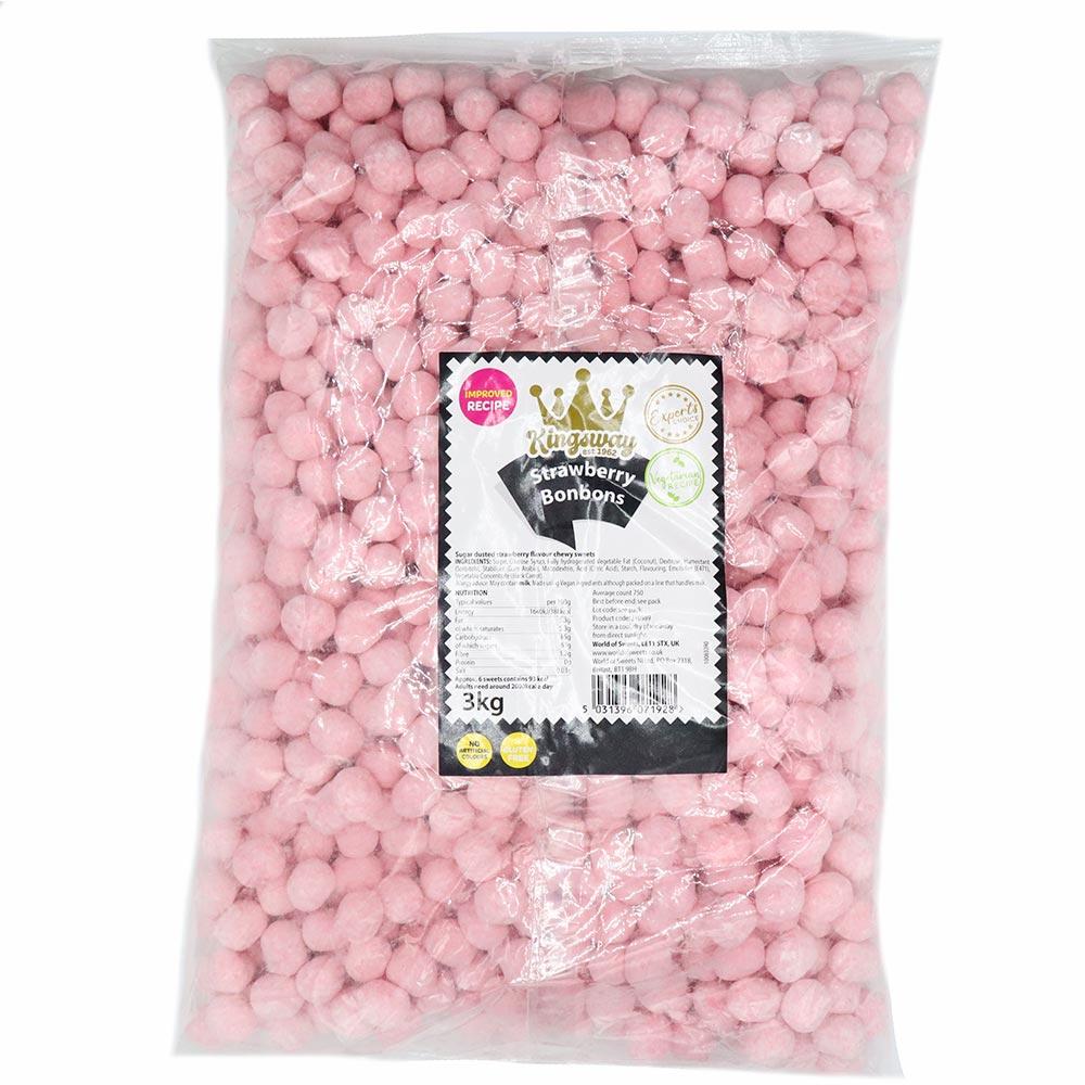KINGSWAY STRAWBERRY BON BONS 3KG