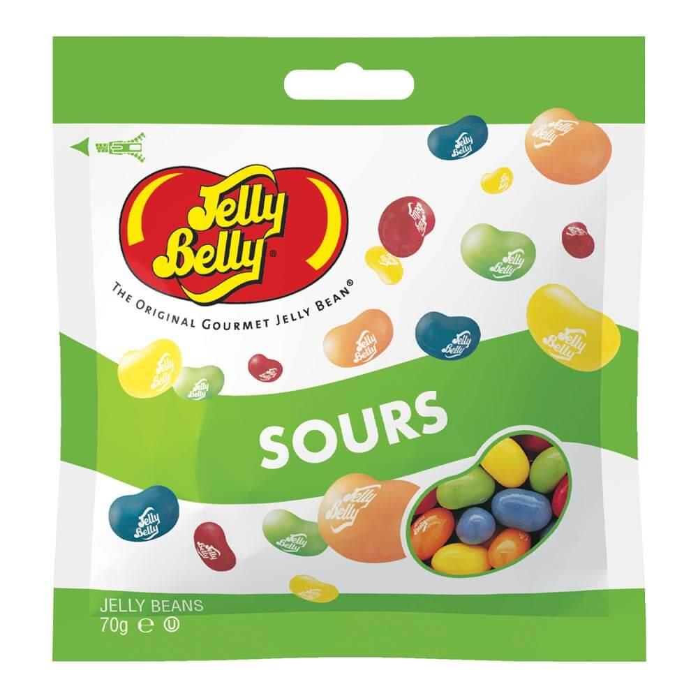 JELLY BELLY SOURS MIX JELLY BEANS 70G BAG – 12 X 70G BAGS