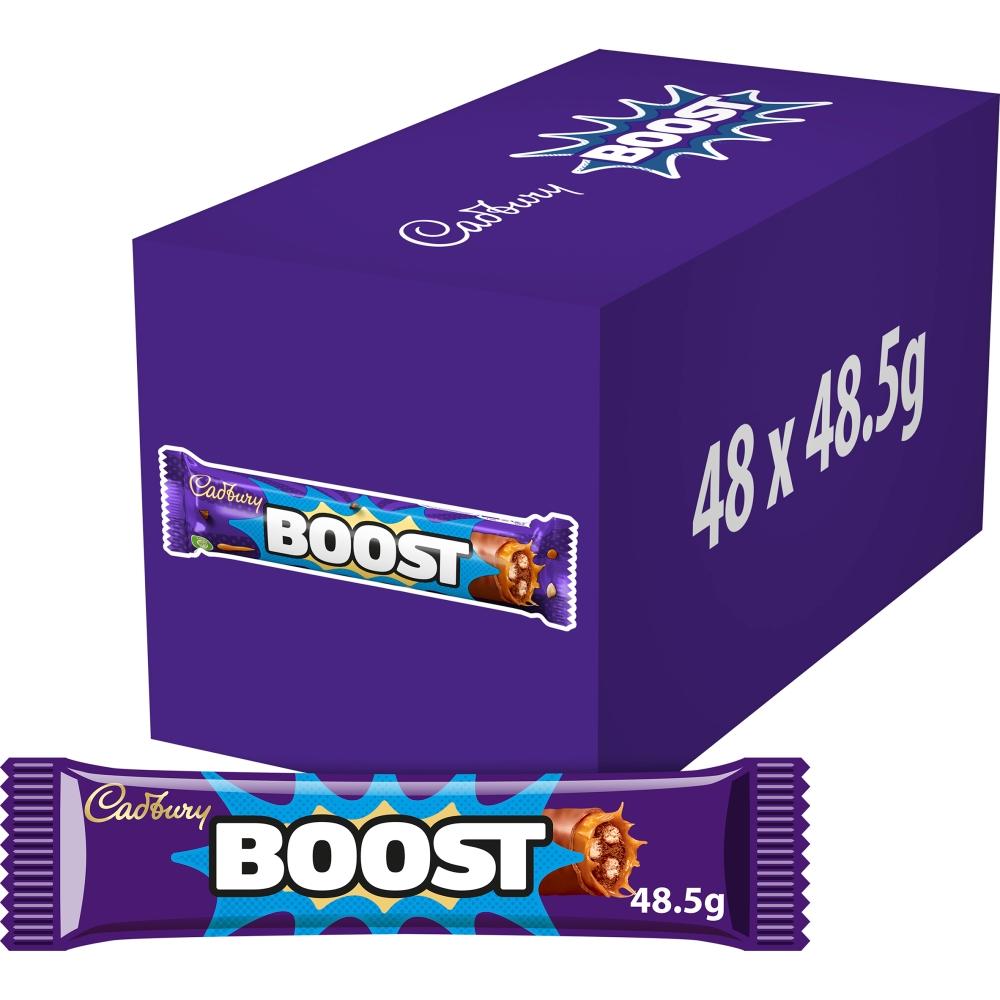CADBURY BOOST CHOCOLATE BAR 48.5G – 48 X 48.5G BARS