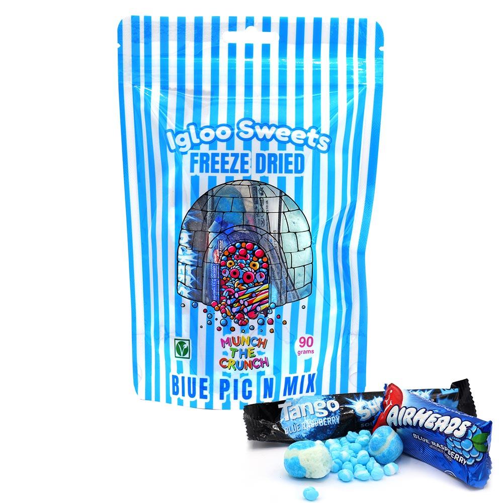 IGLOO BLUE FREEZE DRIED SWEETS 90G POUCH