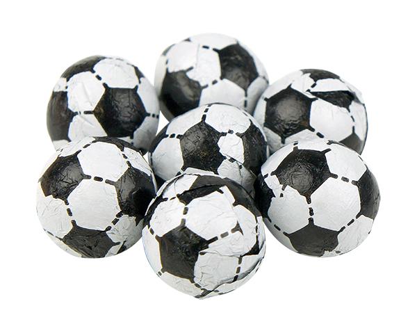 KINNERTON BLACK & WHITE CHOCOLATE FOOTBALLS 3KG (VEGAN) – 1 X 3KG BAG