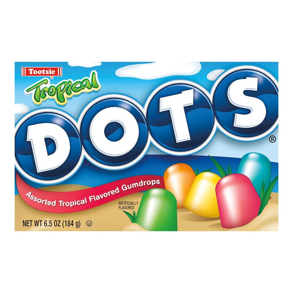 TOOTSIE TROPICAL DOTS 184G – 12 X 184G BOXES