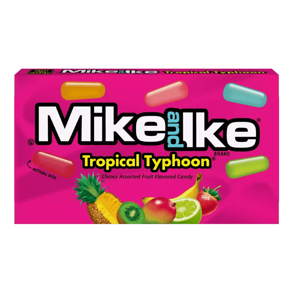MIKE & IKE TROPICAL TYPHOON 120G BOX – 12 X 120G BOXES