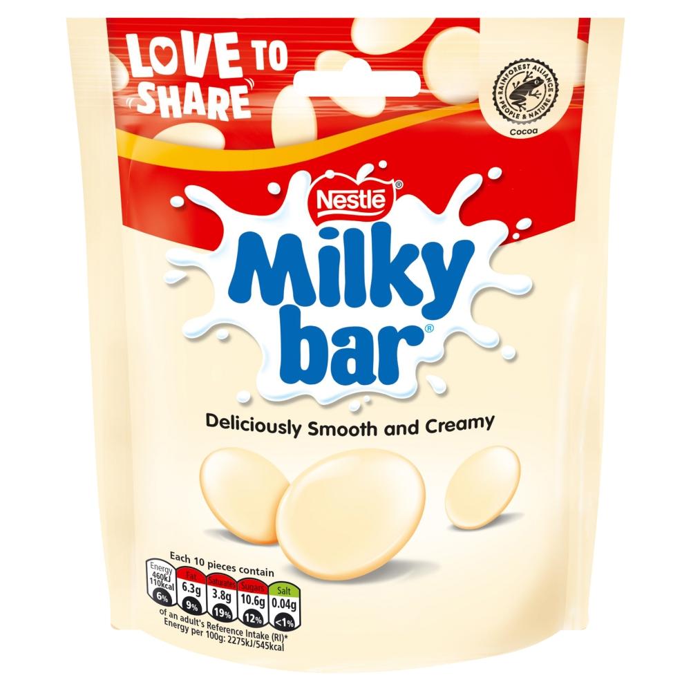 MILKYBAR WHITE CHOCOLATE GIANT BUTTONS 94G BAG – 11 X 94G BAGS - 0