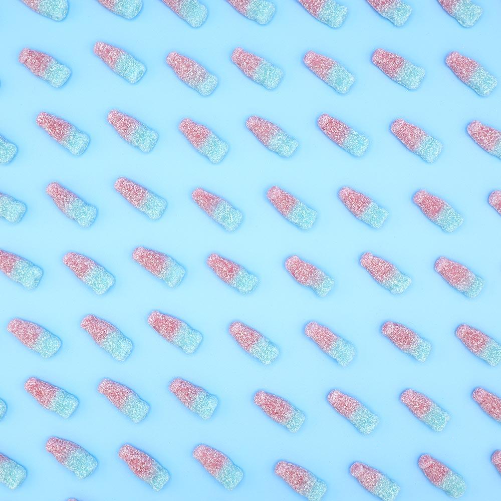 KINGSWAY FIZZY BUBBLEGUM BOTTLES 3KG BAG – 1 X 3KG BAG