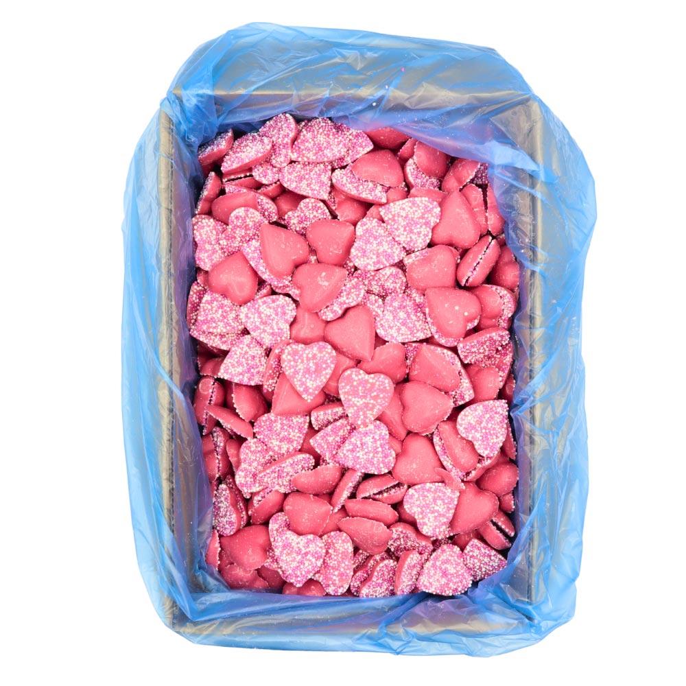HANNAH'S PINK HEARTS 3KG (VEGAN) – 1 X 3KG BOX