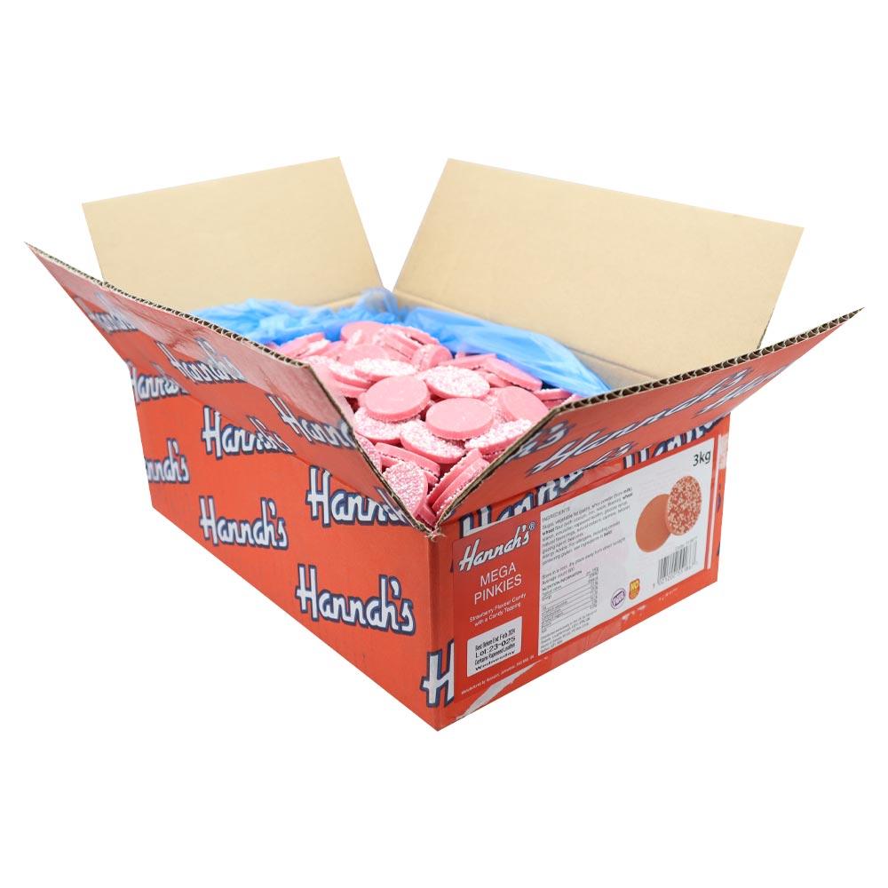 HANNAH'S MEGA PINKIES 3KG BAG – 1 X 3KG BOX - 0