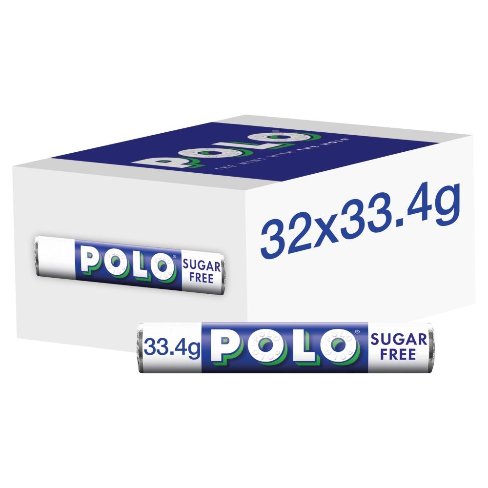 POLO SUGAR FREE MINT TUBE 33.4G – 32 X 33.3G ROLLS