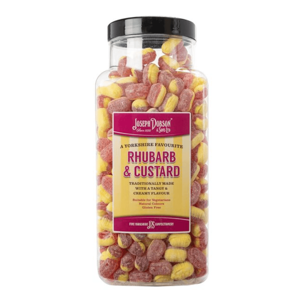 DOBSONS RHUBARB AND CUSTARD 2.72KG JAR